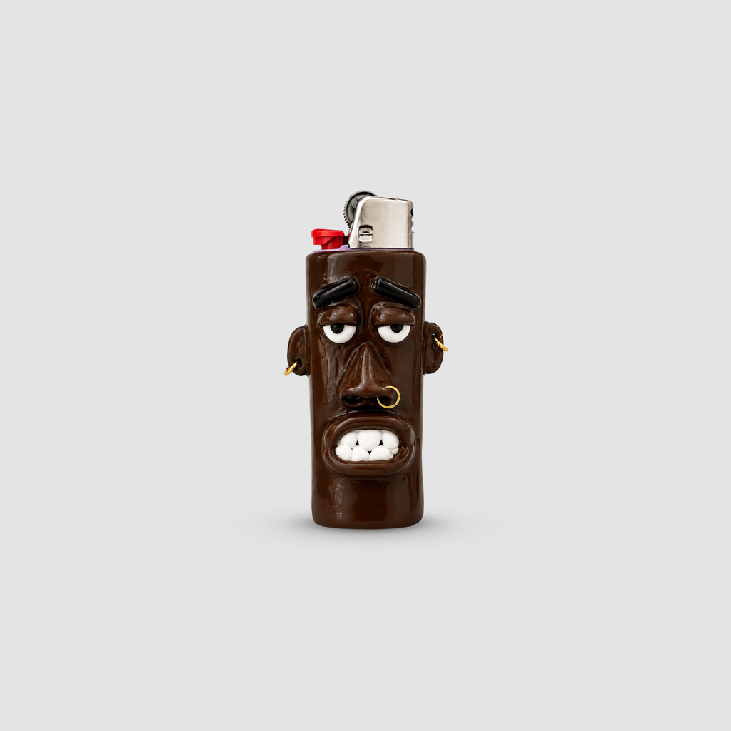 Africa American Character Lighter Case