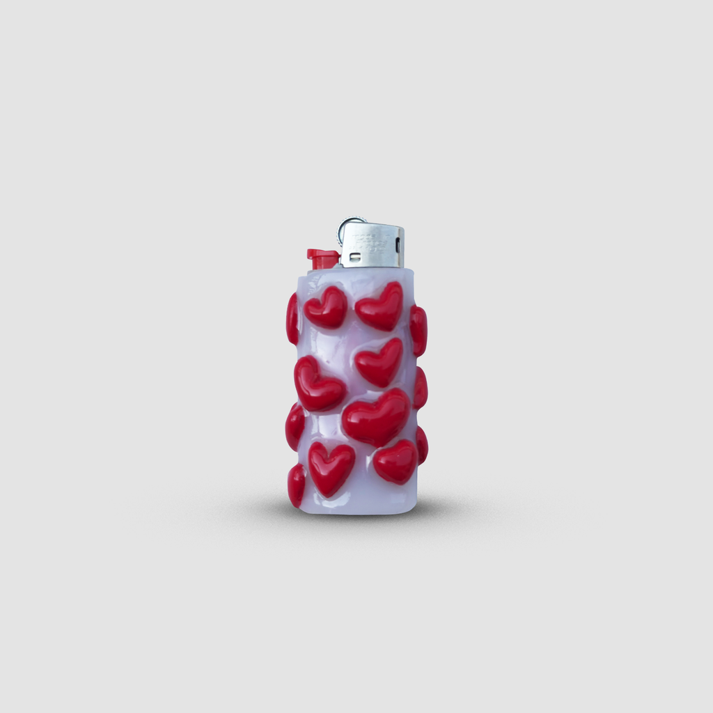 Heart Pop Lighter Case